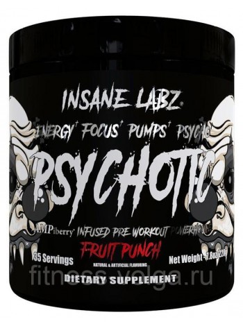 Insane Labz Psychotic Black (220 гр) (35 порц)