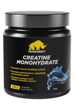 PRIME KRAFT CREATINE MONOHYDRATE MICRONIZED 100% PURE, 200 гр (Банка)