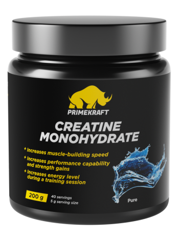 PRIME KRAFT CREATINE MONOHYDRATE MICRONIZED 100% PURE, 200 гр (Банка) PRIME KRAFT CREATINE MONOHYDRATE MICRONIZED 100% PURE, 200 гр (Банка)