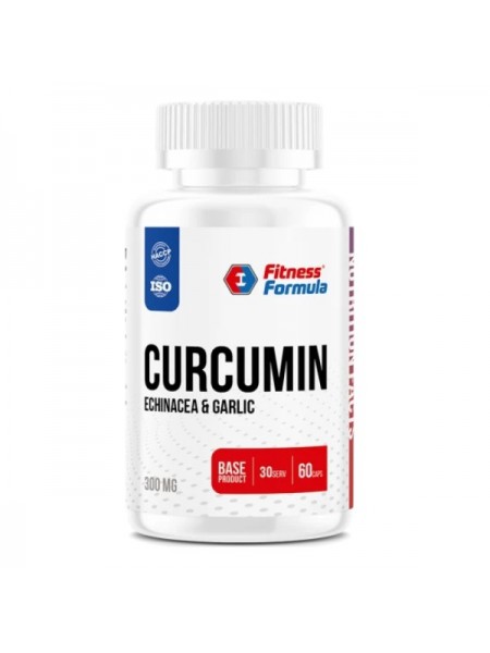 Fitness Formula Curcumin Echinacea Garlic (куркума, эхинацея, чеснок, антиоксидант) 60 капсул