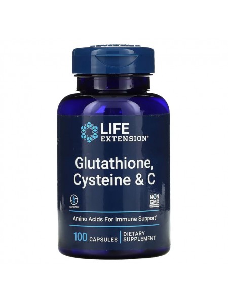 Life Extension Glutathione Cysteine & C 100 caps