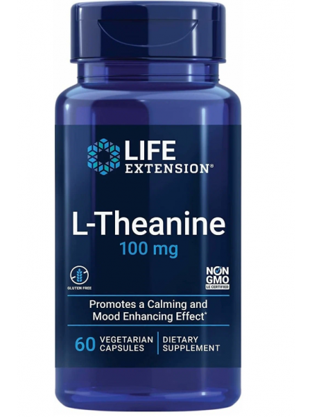 Life Extension L-Theanine 100 mg (60 вег. капс)