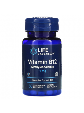Life Extension Vitamin B12 Methylcobalamin 1 mg 60 loz Витамин B12
