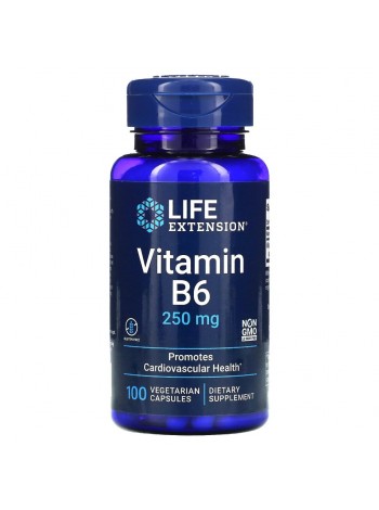 Life Extension Vitamin B6 250 mg 100 caps Витамин B6