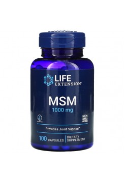 Life Extension MSM 1000 мг (метилсульфонилметан) 100caps