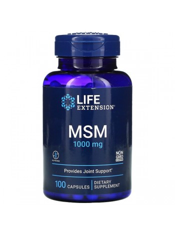 Life Extension MSM 1000 мг (метилсульфонилметан) 100caps