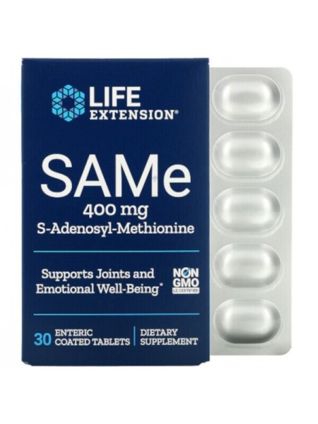 Life Extension SAMe 400 mg (30 вег. табл)