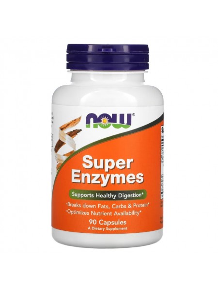 NOW Super Enzymes 90 caps / Нау Супер Ферменты 90 капс