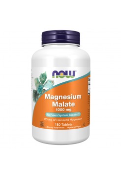 NOW Magnesium Malate 1000 mg 180 tablets