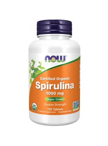 NOW Spirulina 1000 mg 120 tablets