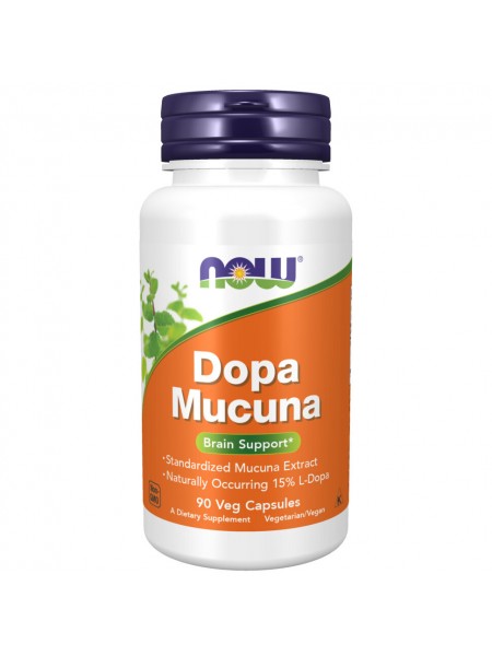 NOW Dopa Mucuna 90 veg capsules