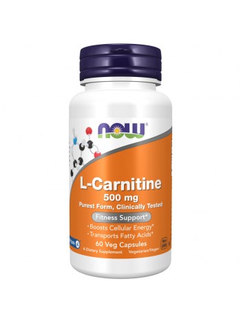 NOW L- Carnitine 500 mg 60 veg capsules NOW L- Carnitine 500 mg 60 veg capsules