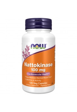 NOW Nattokinase 100 mg 120 veg capsules