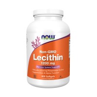 NOW Non-GMO Lecithin, 1200 мг, 400 капсул