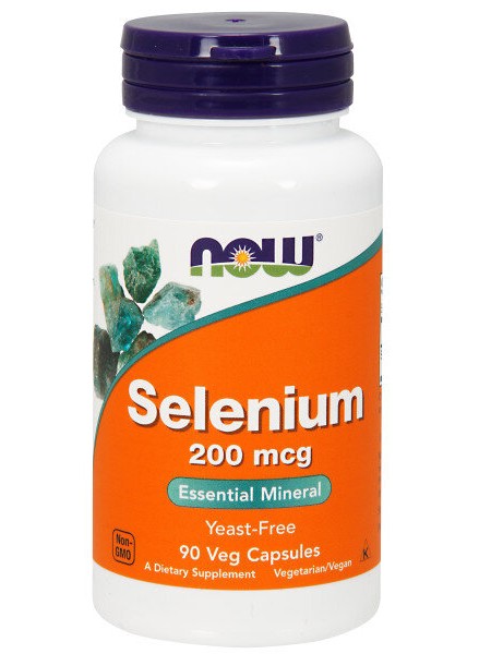 NOW Selenium 200 mcg 90 vcaps
