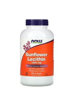 NOW Sunflower Lecithin 1200 mg 200 sg