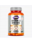 Now Arginine & Ornithine, 100 капсул