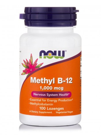 NOW Methyl B-12 1000 mcg 100 lozenges