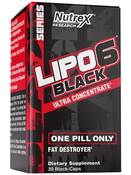Nutrex Lipo-6 Black Ultra Concentrate 30 caps