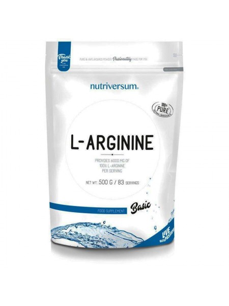 Nutriversum L-Arginine 500 g