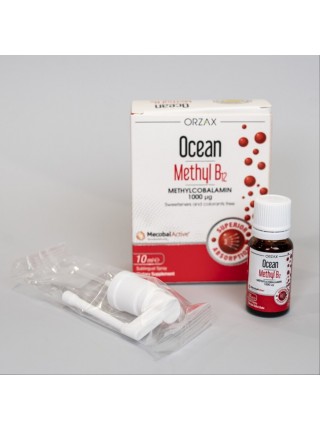 Orzax Ocean Methyl B12 spray 1000 mcg 10 ml. Витамин В12 спрей