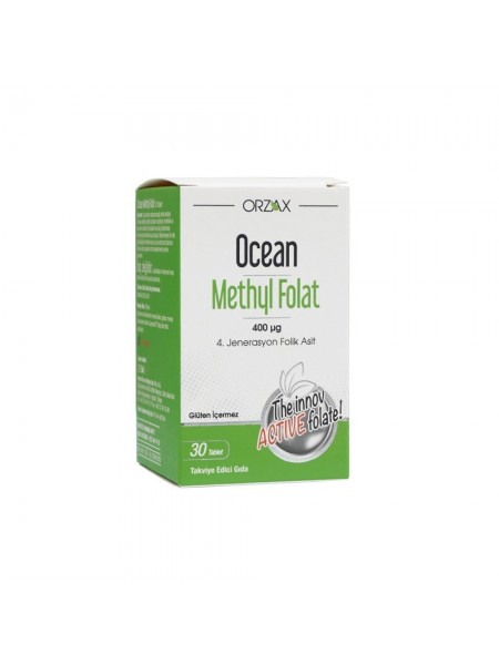 ORZAX OCEAN Methyl Folat 400 mcg 30 tabs