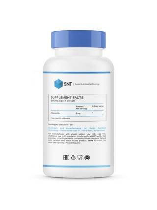 SNT Astaxanthin 6 mg 90 sgels