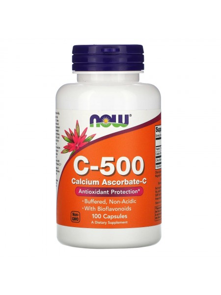 NOW C-500 calcium ascorbate 100 caps