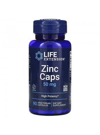 Life Extension Zinc Caps 50 mg 90 caps