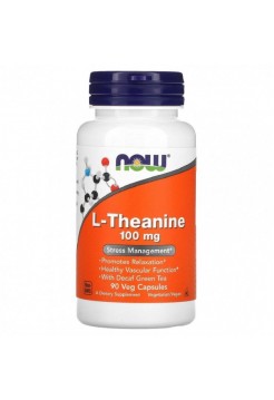 NOW L-Theanine 100 mg 90 vcaps (90 vcaps)