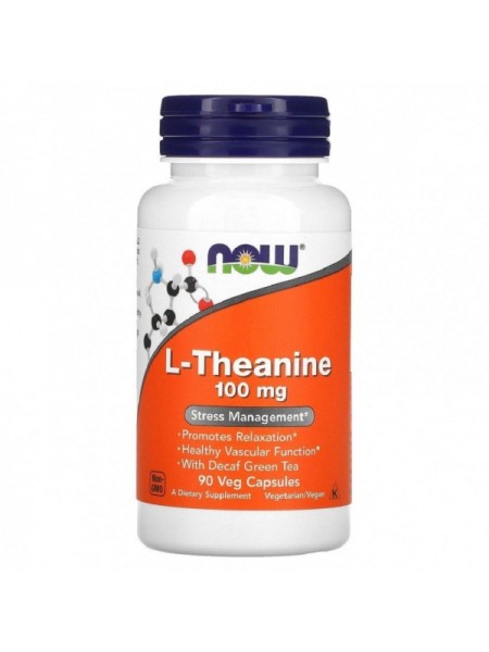 NOW L-Theanine 100 mg 90 vcaps (90 vcaps)