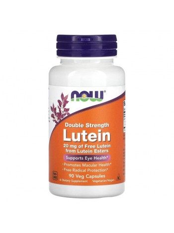 NOW Lutein 20 mg 90 caps (улучшение зрения)