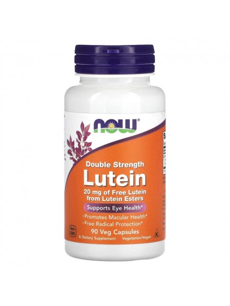 NOW Lutein 20 mg 90 caps (улучшение зрения)