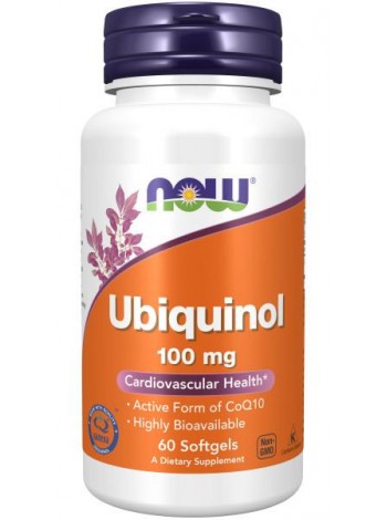 NOW UBIQUINOL 100 мг, 60 капс