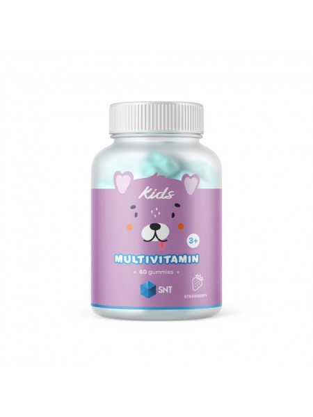 SNT Kids Multivitamin 60 strawberry gummies (мультивитамины для детей)