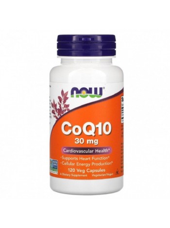 NOW CoQ10 30 мг (120 капс) (Коэнзим Q10)