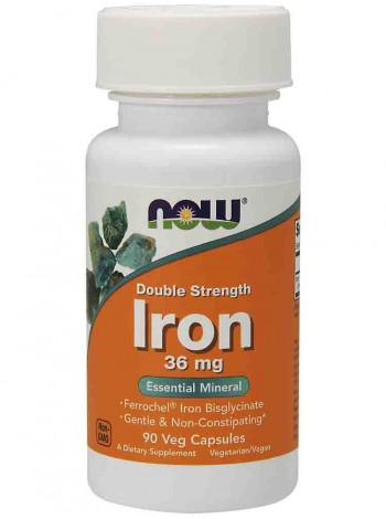 NOW Iron 36 mg 90 caps