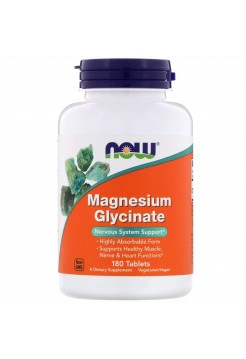 NOW Magnesium glycinate 100 mg 180 tabs