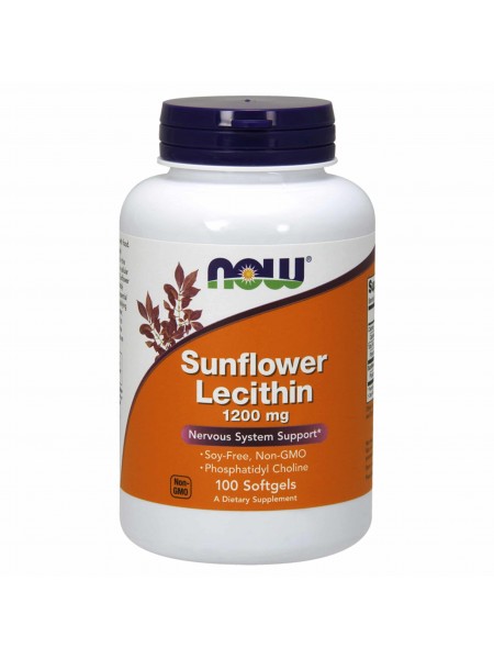 NOW Sunflower Lecithin 1200 mg 100 sg