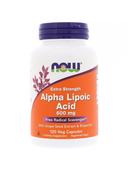 NOW Alpha lipoic acid 600 mg 120 caps