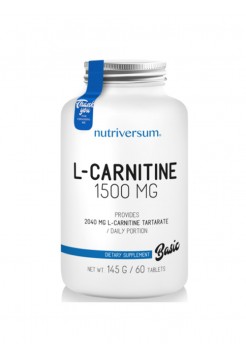 Nutriversum PurePro L-carnitine 1500 mg (60 табл)