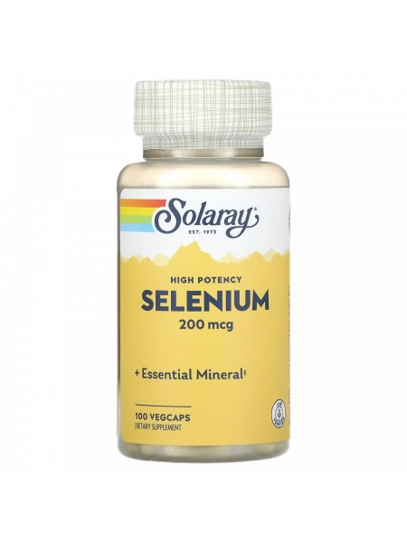 Solaray Selenium 200 mcg 100 caps